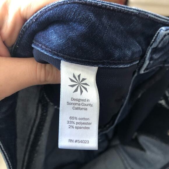 Athleta Sculptek Skinny Jeans in Dark Wash - Picture 6 of 7